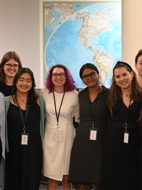 Interns group photo.