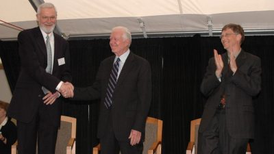 Bill Foege, Jimmy Carter, and Bill Gates
